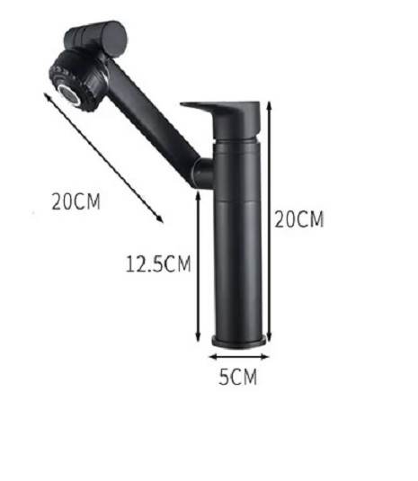 Baterie sanitara pentru chiuveta/lavoar cu brat rotativ - imagine 6