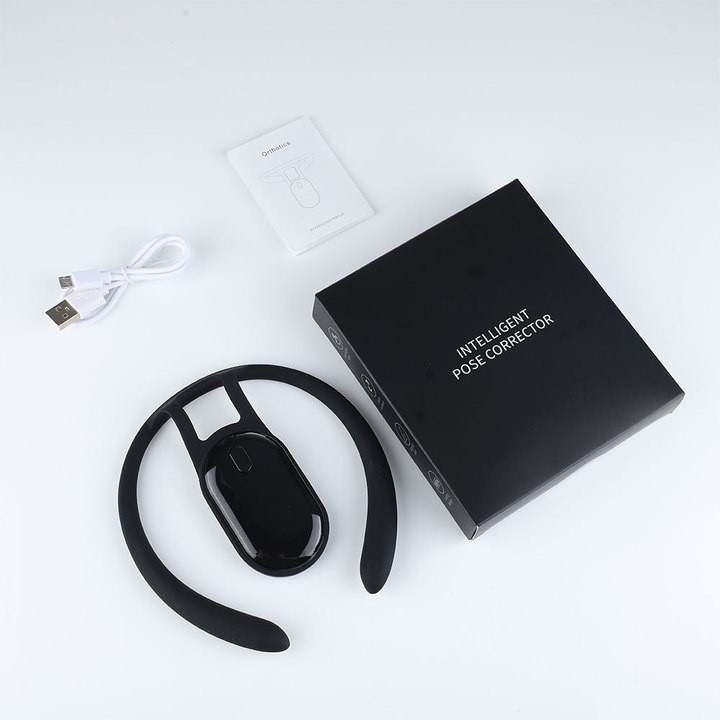 Dispozitiv ultrasunete pentru masaj, corectarea posturii, Negru - imagine 2