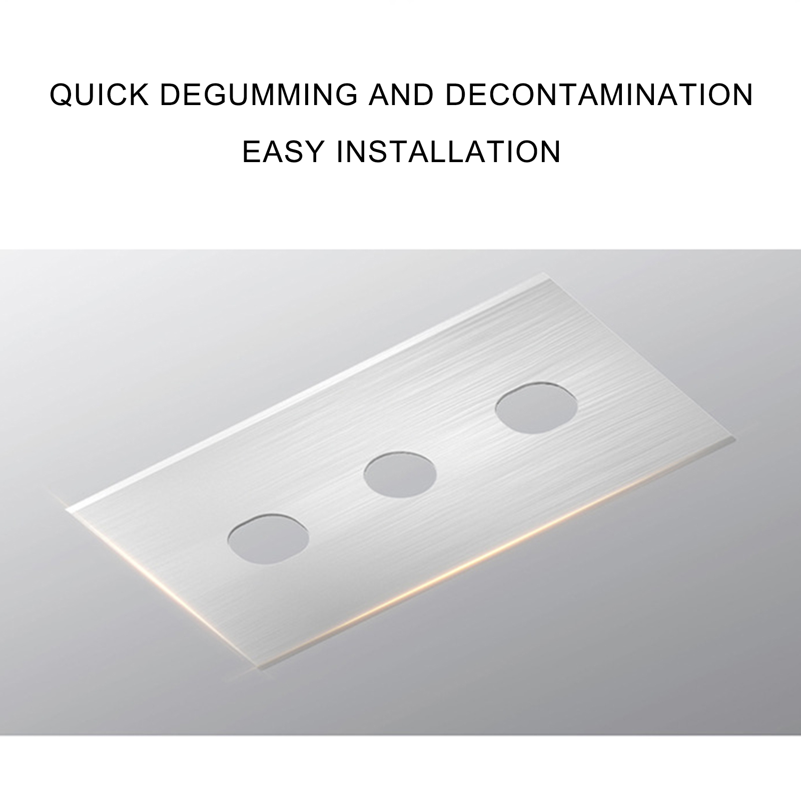 Racletă profesională metalică pentru plite ceramice/inducție - imagine 2