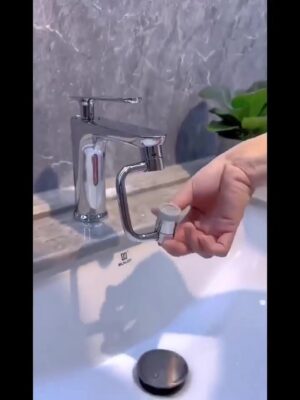 Aerator apa pivotant robinet, cu functie economizor si filtrare, YWX, Argintiu